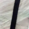 Tiras de Bainha Simples de Pelo de Vison 4 Cores (Preto, Branco, Azul e Rosa) com 3cm de Largura para Suéteres e Jaquetas Outono/Inverno Tiras de Renda