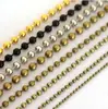 Corrente de Contas Metálicas Pronta do Fabricante Corrente Ondulada de Aço Inoxidável Cobre Puro Dourada, Prateada e Bronze Preço Real Trocas e Devoluções por Toda a Vida