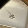 Brincos Pingente de Moda Tendência de Alta Qualidade Estilo Chinês com Design Gelo Triturado, Colar Corrente Clavícula de Luxo Leve para Mulheres