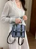 Mochila Portátil Retro para Mujer, Versátil y Moderna, Adecuada para Estudiantes, Viajes Diarios, Mochila Pequeña, Bolso Cruzado de un Solo Hombro, Bolso Moderno para Viajes Diarios