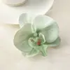 Flor Artificial Phalaenopsis de Alta Imitación Película de Impresión 3D Tacto Decorativo Cabeza de Flor Tocado Accesorios para el Cabello Accesorios Hechos a Mano DIY
