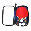 Racket de tênis de mesa direto da fábrica treino competição iniciante profissional horizontal reto conjunto de raquetes tênis de mesa acabado atacado