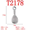 Mini Ábaco Racket Colgante en Forma de Corazón Joyería Hecha a Mano Pendientes Pulsera Llavero Colgante de Cobre Puro que Conserva el Color