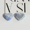 Tela Estilo Coreano Forma Cuadros Forma de Corazón Accesorios DIY Pinzas para el Cabello Adornos para el Cabello Pendientes Botones Joyería Accesorios Decorativos Venta al por Mayor