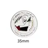 Modelo Quente Transfronteiriço Oriente Médio Emirados Árabes Unidos Retrato do Rei Senhor Esmalte Pintado Emblema Adesivo para Celular Pronto para Entrega