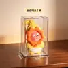 Caja acrílica de caja sorpresa Starman adecuada para Pop Mart peluches de vinilo caja de almacenamiento de escritorio, caja de exhibición apilable a prueba de polvo