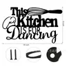 Nuevo Colgante Decorativo de Metal para Pared de Cocina Amazon Silueta Arte Cocina Logo Utensilios de Cocina Hierro Restaurante Colgante