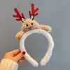 Tiara de Natal para Adultos e Crianças, Acessórios de Cabelo com Galhos para Fantasia de Feriado, Fivela Decorativa Brilhante de Rena para Cabelo de Celebridade da Internet