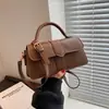 Bolso de Diseño Exclusivo con Textura de Alta Calidad para Mujer 2026 Nuevo Bolso Versátil de Hombro Cruzado Bolso de Mano Retro Bolso Pequeño Cuadrado