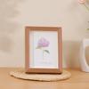 Marco de fotos de muestra de planta tridimensional hueco, hecho a mano, tamaño A4, con flores secas, mariposas, insectos, arcilla, venta al por mayor