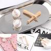 Joyería de béisbol creativa personalizada japonesa y coreana, palo de béisbol, joyería DIY, pendientes, colgante, temperamento simple, material, venta al por mayor