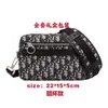 Nuevo Bolso de Hombro de Lona Versátil para Hombre, Bolso Cruzado Jacquard Bordado con Cremallera, Bolso Cruzado Versátil con Anillo