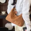 Bolso de Terciopelo Gamuzado para Mujer 2026 Nuevo de Moda Otoño Retro Merade Bolso Cruzado de Hombro Bolso Tote de Gran Capacidad