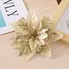 Decorações de Natal Baihuagou Flor de Natal Artificial Enfeites Enfeites para Pendurar na Árvore de Natal Suprimentos para Decoração de Feriados