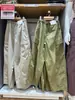 Pantalones Largos Casuales Elásticos en la Cintura para Mujer, Bolsillos Múltiples, Pantalones Cargo Holgados, Pantalones Paracaidistas, Pantalones Casuales de Moda 486982