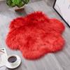 2024 Alfombra Explosiva Nórdica de Color Sólido Flor de Ciruelo Simple para Hogar Combinable Moda Alfombrilla para Pies de Mesa de Centro Alfombrilla para Piso a Prueba de Frío
