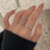 Nuevo anillo de diamantes de plata esterlina 999 para mujer, diseño de nicho de lujo ligero INS, anillo fino de moda coreana, europea y americana