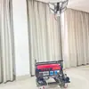 Veículo de Iluminação Móvel, Conjunto de Luzes de Trabalho Elevatórias Móveis, Iluminação de Canteiro de Obras com Gerador a Diesel e Gasolina 4,5/ 6m