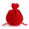 Bolsa de terciopelo de punto de trama inferior de alta calidad para joyería, bolsa de accesorios, bolsa de terciopelo, bolsa de embalaje, bolsa de regalo