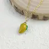 Colar Luxuoso de Morango, Abacate e Manga para Mulheres, Moda Exquisita Versátil, Acessórios Doces de Frutas