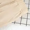 Pijama Feminino de Algodão e Linho Estilo Europeu e Americano Novo para o Verão 2023 Conjunto de Calça e Camiseta de Manga Curta Moderno e Confortável Roupas para Casa