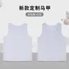 Chaleco de Malla Rayada para Entrenamiento de Fútbol Infantil de Amazon Transfronterizo Chaleco Corto con Número de Uniforme de Confrontación con Logotipo Personalizado para Niños