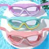 Gafas de natación para niños marco grande color universal niños y niñas a prueba de agua antivaho anti-ultravioleta protección ambiental fábrica directa venta al por mayor