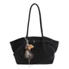 Bolso Tote Estilo Coreano Nuevo Retro Mate de Gran Capacidad para Uso Diario, Bolso Casual Simple de Alto Valor para Mujer