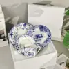 Venta al por mayor transfronteriza Vajilla de Porcelana Ósea Dijia Serie Ruyi Tigre Plato para Comida Occidental de Hotel Plato para Bistec Plato para Taza Plato para Bol Cuchara Vajilla