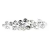 Piedra Cabujón de Cristal Negra Natural Personalizada para Anillo, con Base Puntiaguda, Base Plana, Cuadrado Alargado, Esquinas Redondeadas, Forma de Cojín, Ovalada, Superficie Lisa, Facetada