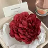 Pin Lateral de Flor Fotografía Atmósfera Accesorios para el Cabello Luz Belleza Chica Pasador Pasador de Flor de Peonía Antigua Pinza de Pato