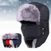 Sombrero Noreste para Hombre al por Mayor Invierno Ciclismo Esquí Color Sólido Simple Sombrero Lei Feng Máscara para Mujer Sombrero de Nieve
