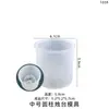 Portavelas de Resina de Cristal DIY Amapola Grande, Mediano, Pequeño Bandeja de Aroma Cilíndrica Adorno Molde de Silicona