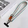 Cordón retro transfronterizo para teléfono móvil, correa ajustable para el cuello, correa para colgar credencial de trabajo, cadena de teléfono portátil, anti-pérdida para exteriores