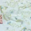 Crepe de Gaze Dupla Camada, Plantas e Flores, Roupas de Bebê, Pijamas, Tecidos para Roupas de Casa