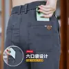 Pantalones Casuales de Lujo Ligero Estilo Primavera/Otoño 2026 para Hombre Versátiles Ajustados de Pierna Recta Pantalones de Trabajo Ligeros de Moda Más Vendidos