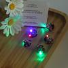 Movimiento luminoso anillo luminoso mini DIY lámpara hecha a mano cuentas de lámpara luz de color pequeña LED parpadeante luz de dibujos animados revestimiento de lámpara europeo