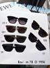Gaviota 2025 Nuevas Gafas de Sol Colección de Montura Grande Ojo de Gato BL Estrella Mismo Estilo Gafas de Sol para Hombres y Mujeres Cara Cuadrada Cara Grande Adelgazante
