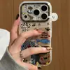 Funda linda de perro de dibujos animados tipo doodle adecuada para el teléfono Apple 16PROMAX iPhone15Plus funda suave 14 estilo pequeño y fresco