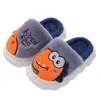 Pantuflas de Algodón para Niños Invierno 2025 Nuevo Estilo Dinosaurio para Niños Interior Hogar Niñas Bebé Niños Antideslizantes Zapatos de Algodón para Padres e Hijos