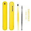 Cuchara de silicona japonesa para excavar los oídos, espiral suave de 360 grados, segura y sin golpear, herramienta para extraer cerumen.