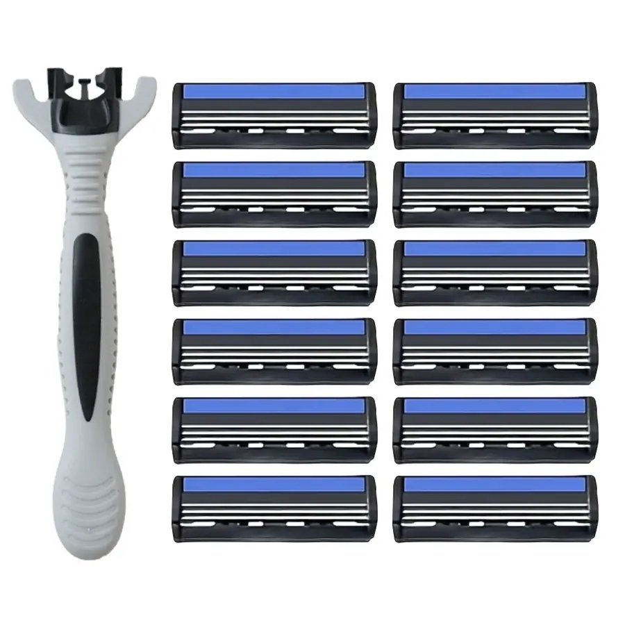 sku-2-（灰色牛角三层）1个手柄+12个刀头