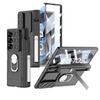 Para Samsung Z FOld6 Funda Magnética para Teléfono Móvil Armadura Ventana Deslizante Moda Negocios Moda Marca Soporte para Lápiz Cubierta Protectora Plegable