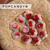Flor Manzana Linda Peludo Cuentas Acrílico Bolsa Joyería Encanto Cuentas Sueltas Accesorios DIY Hecho a Mano Colgante Versátil