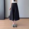 Pantalones para cubrir carne dios cómodos elásticos cintura alta Baida delgados pantalones falda grande pantalones casuales mujer 25 primavera y verano Q0402K