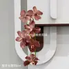 Orquídea Phalaenopsis Artificial Pendurada Taj Mahal Catlan Casamento Orquídea Borboleta Arranjo de Flores Artificiais Luxo Leve Flor Artificial