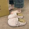 Nuevos Zapatos Birkenstock de Dos Vías Super Populares para Mujer Primavera/Verano 2025 Moda Versátil Suela Gruesa Modernos Mocasines Cerrados para Mujer