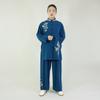 Uniforme Tai Chi Yucheng Modelo Nuevo 2026 Primavera, Verano, Otoño Uniforme de Práctica de Artes Marciales Estilo Chino Bordado de Nube Propicia Unisex