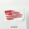 Pegatina para espejo retrovisor de coche con bandera estadounidense R724, pegatina reflectante decorativa para coche con águila americana