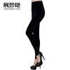 Chen Miaoyan Leggings para Mujer Ropa Exterior para Mujer Pantalones de Cintura Alta Talla Grande para Mujer Leggings de Terciopelo Dorado con Forro Polar
